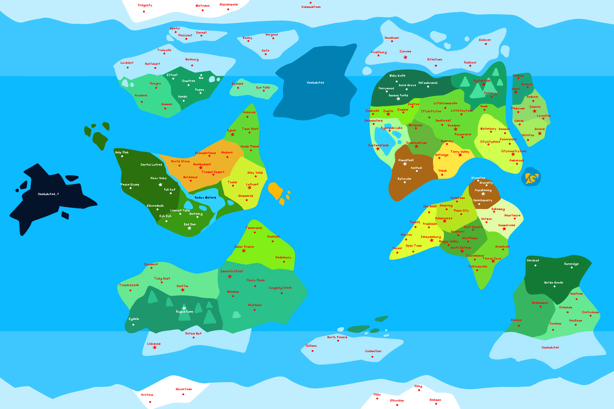 A more detailed map of Spinch!